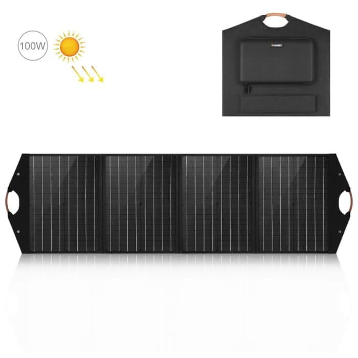 HAWEEL 100 W faltbares Solarpanel-Ladegerät, Reisefalttasche, 100W – Bild 1