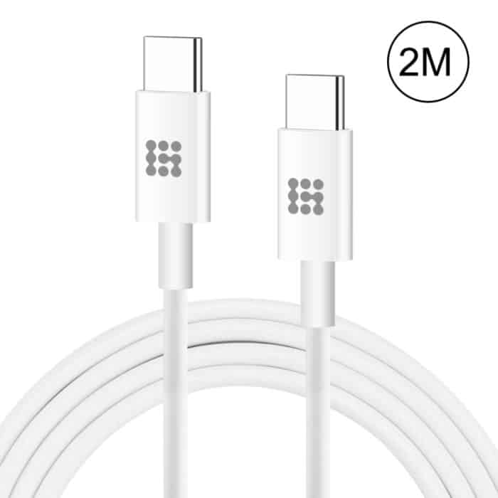 HAWEEL 25W 3A Typ-C / USB-C zu Typ-C / USB-C-PD-PD-Datenkabel, Länge: 2m – Bild 1