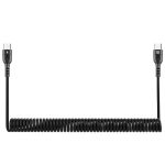 HAWEEL 2 m 5 A USB-C/Typ-C auf USB-C/Typ-C einziehbares Spiral-PD-Schnellladekabel – Bild 2