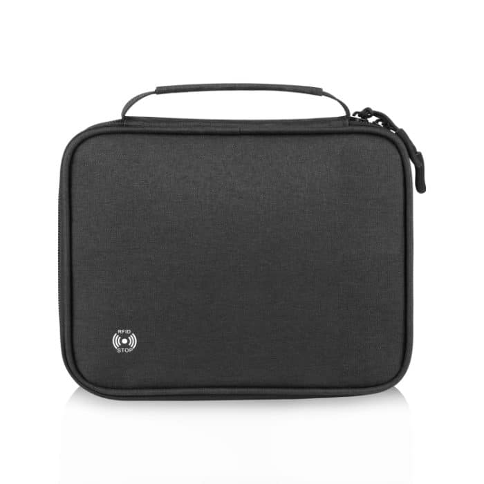 HAWEEL Reisepasshülle, Dokumenten-Organizer, Kreditkartenetui mit Griff, Handle Bag – Bild 2