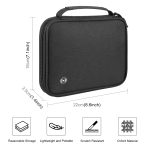 HAWEEL Reisepasshülle, Dokumenten-Organizer, Kreditkartenetui mit Griff, Handle Bag – Bild 4