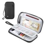 HAWEEL Clutch Tasche Reisepass Brieftasche Dokument Organizer Kreditkarten Fall Tasche, Clutch Bag