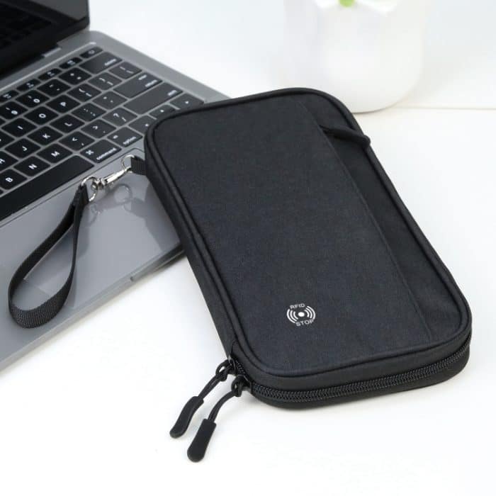 HAWEEL Clutch Tasche Reisepass Brieftasche Dokument Organizer Kreditkarten Fall Tasche, Clutch Bag – Bild 11