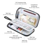 HAWEEL Clutch Tasche Reisepass Brieftasche Dokument Organizer Kreditkarten Fall Tasche, Clutch Bag – Bild 6