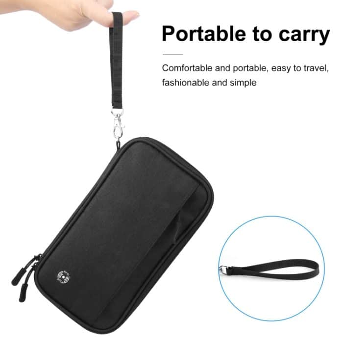 HAWEEL Clutch Tasche Reisepass Brieftasche Dokument Organizer Kreditkarten Fall Tasche, Clutch Bag – Bild 8