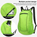 HAWEEL Tragbare faltbare wasserdichte Rucksack-Falttasche, Folding Bag – Bild 4