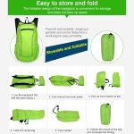 HAWEEL Tragbare faltbare wasserdichte Rucksack-Falttasche, Folding Bag – Bild 5