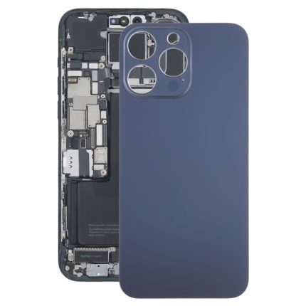 Für iPhone 15 Pro Max Glas-Akku-Rückseite