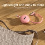 Micro + 8 Pin + Typ-C / USB-C 3-in-1-Teleskop-Ladekabel – Bild 4