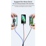 40 W 5A USB zu Micro USB + USB-C / Typ C + 8-poliges Schnelllade-Datenkabel, Kabellänge: 1,2 m – Bild 4