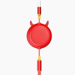 KO42 1.2M 3A 3 in 1 USB bis 8 PIN + USB-C / Typ-C + Micro USB Bull Head Retractable Datenkabel – Bild 2