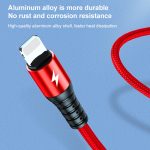 KO61 1.2M 5A 3 in 1 USB bis 8 PIN + USB-C / Typ-C + Micro USB Rund schnelles Ladedatenkabel – Bild 12