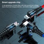 KO61 1.2M 5A 3 in 1 USB bis 8 PIN + USB-C / Typ-C + Micro USB Rund schnelles Ladedatenkabel – Bild 7