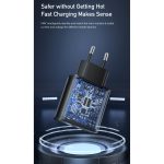 awei PD7 20W QC + PD Schnelllade-Reiseladegerät Netzteil, EU-Stecker – Bild 4