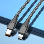 ADC-009 USB-C/Typ-C auf 8-poligen Schlauch aus Zinklegierung, Schnelllade-Datenkabel, Kabellänge: 1 m – Bild 7