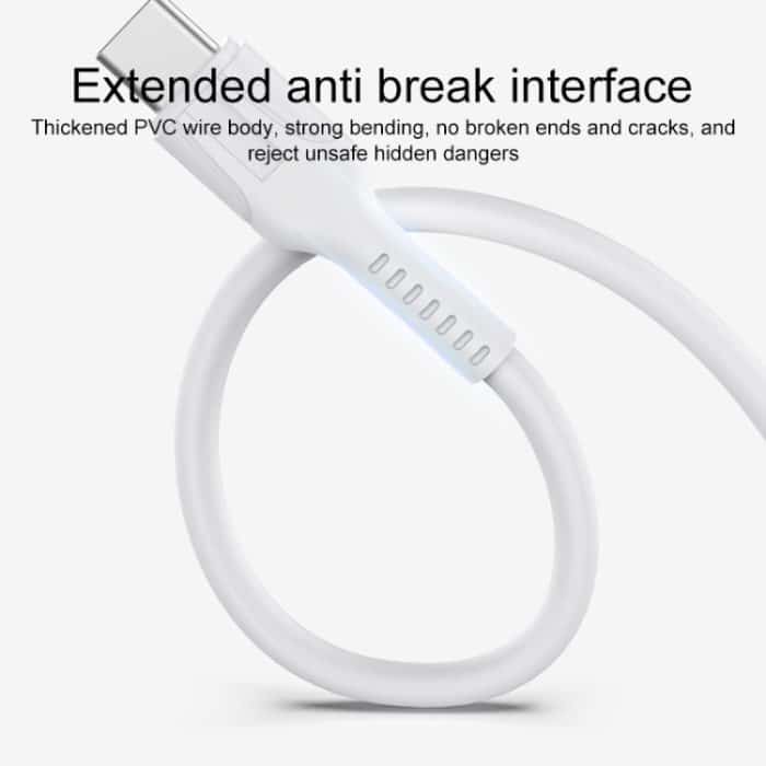 IVON CA86 5A Typ-C / USB-C Superschnelllade-Datenkabel, Länge: 1 m – Bild 3