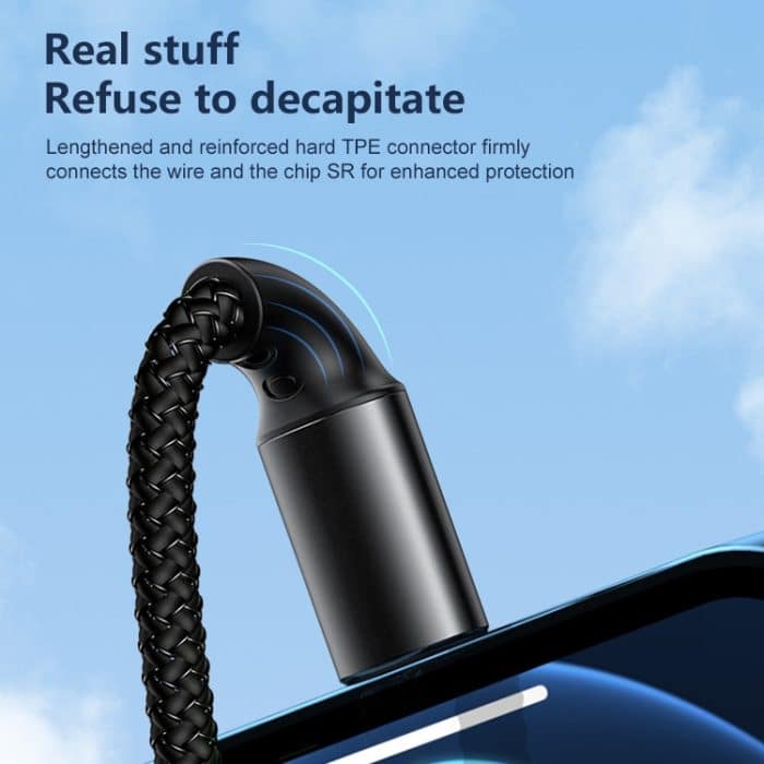 Remax RC-140A THOR-Serie 65W USB-C / Typ-C an USB-C / Typ-C-tragbarer Lanyard-Datenkabel, Kabellänge: 1,2m – Bild 3