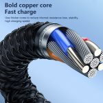 Remax RC-140A THOR-Serie 65W USB-C / Typ-C an USB-C / Typ-C-tragbarer Lanyard-Datenkabel, Kabellänge: 1,2m – Bild 4