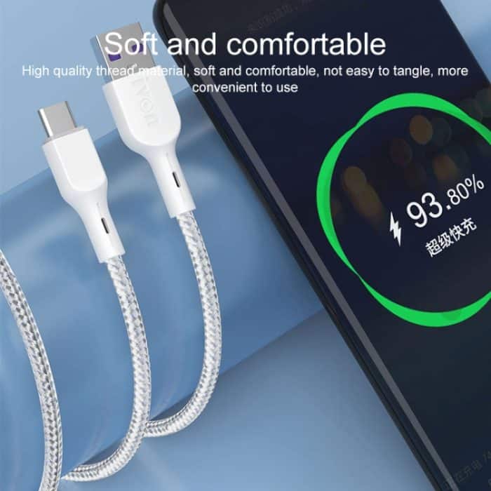 IVON CA85 Typ-C / USB-C Superschnelllade-Datenkabel, Länge: 1 m – Bild 4