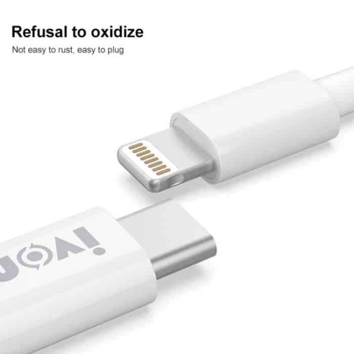 IVON CA93 20W PD USB-C / Typ-C bis 8 Pin TPE Schnelles Ladedatenkabel, Kabellänge: 1m – Bild 3