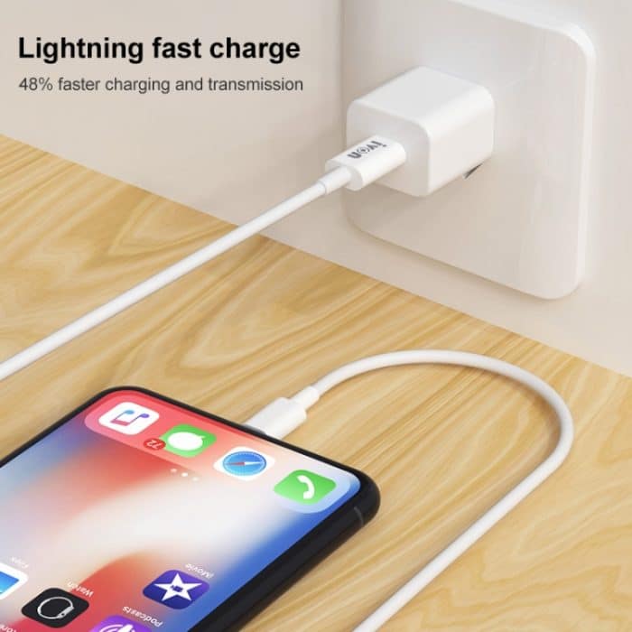 IVON CA93 20W PD USB-C / Typ-C bis 8 Pin TPE Schnelles Ladedatenkabel, Kabellänge: 1m – Bild 5