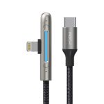 ROCK RCB0811 M3 20 W USB-C/Typ-C auf 8-poliges Zinklegierungs-Schnelllade-Datenkabel für mobile Spiele, Länge: 1 m