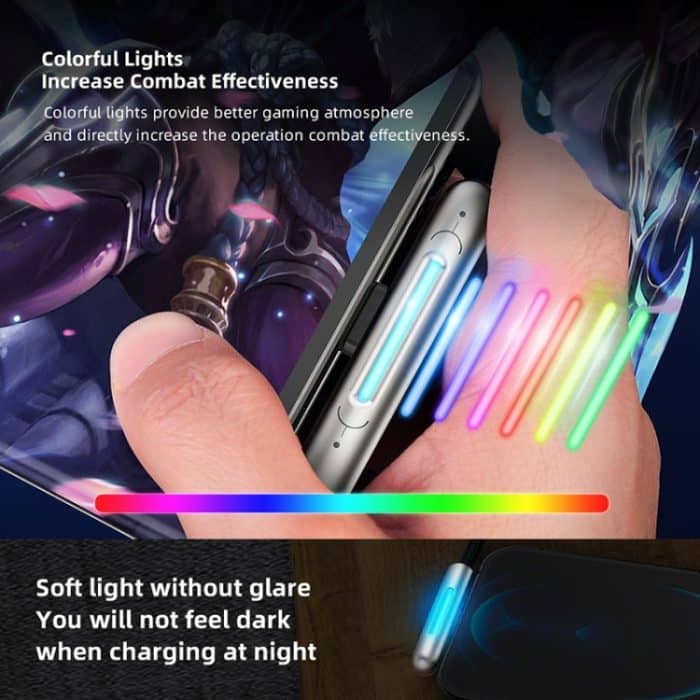 ROCK RCB0811 M3 20 W USB-C/Typ-C auf 8-poliges Zinklegierungs-Schnelllade-Datenkabel für mobile Spiele, Länge: 1 m – Bild 6