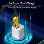 WK WDC-190a Mech Series 6A USB-auf-USB-C/Typ-C-Schnellladedatenkabel, Länge: 1 m – Bild 5