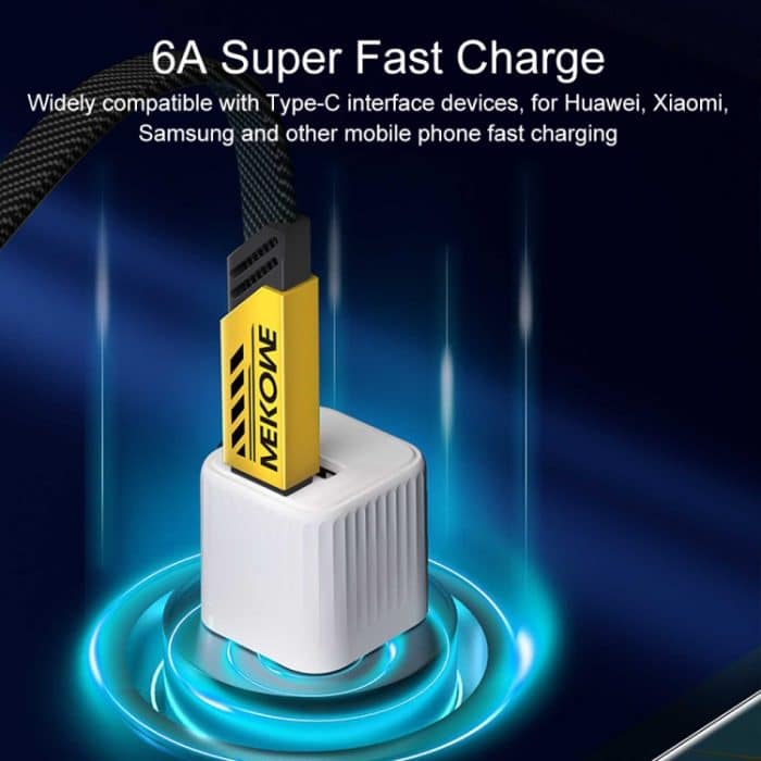 WK WDC-189 Armor Series 2-in-1 65 W USB-C/Typ-C auf USB-C/Typ-C+8-poliges magnetisches Datenkabel, Länge: 1,2 m – Bild 5