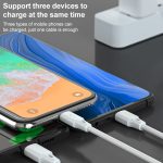 WK WDC-103 3A 3 In 1 8 Pin + Micro USB + Typ-C / USB-C Fullspeed Pro Ladedatenkabel, Länge: 1,15 m – Bild 5