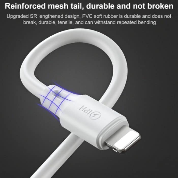 WK WDC-103 3A 3 In 1 8 Pin + Micro USB + Typ-C / USB-C Fullspeed Pro Ladedatenkabel, Länge: 1,15 m – Bild 6