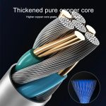 100 W 6 A Typ-C auf 8 Pin + Typ C + Micro-USB-Ladedatenkabel, 1,3 m – Bild 5