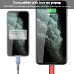 Orange Stecker 3A 3 in 1 USB auf Typ-C / 8 Pin / Micro USB Schnellladekabel, Kabellänge: 1,2 m – Bild 6