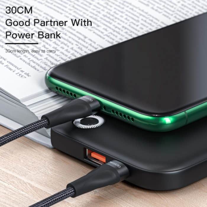 Yesido CA82 2,4 A USB-C/Typ-C auf 8-poliges Ladekabel, Länge: 30 cm – Bild 3