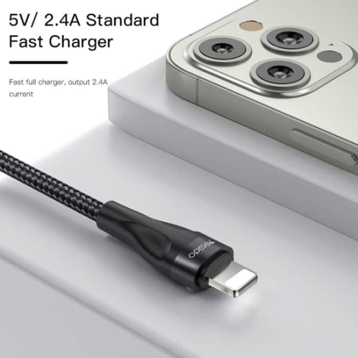 Yesido CA82 2,4 A USB-C/Typ-C auf 8-poliges Ladekabel, Länge: 30 cm – Bild 7