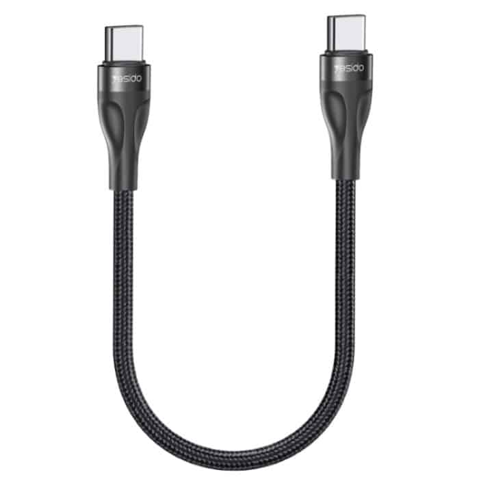 IP8G2777.jpg Yesido CA83 2,4 A USB-C/Typ-C auf USB-C/Typ-C Ladekabel, Länge: 30 cm – Bild 1
