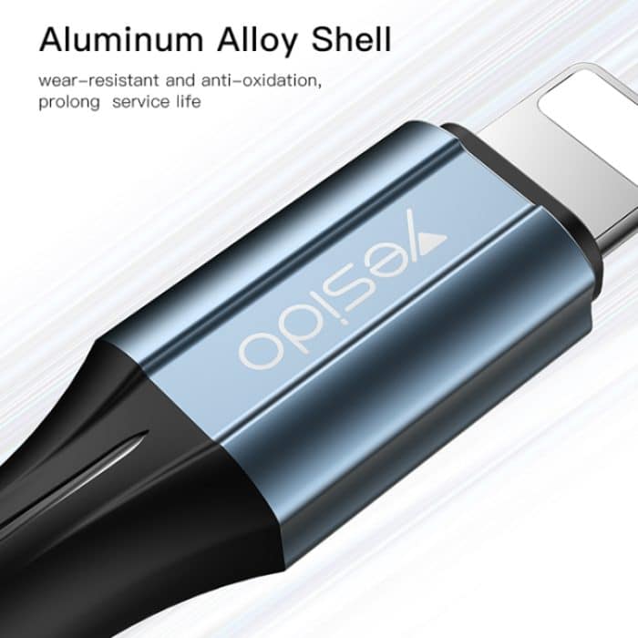 Yesido CA95 3A 20W USB-C / Typ-C auf 8-poliges Schnellladekabel, Länge: 1,2 m – Bild 4