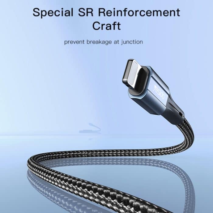 Yesido CA95 3A 20W USB-C / Typ-C auf 8-poliges Schnellladekabel, Länge: 1,2 m – Bild 5