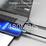 Yesido CA95 3A 20W USB-C / Typ-C auf 8-poliges Schnellladekabel, Länge: 1,2 m – Bild 9