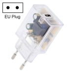 2A USB Transparentes Ladegerät, Spezifikation: EU-Stecker