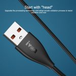 IVON CA87 USB-auf-USB-C/Typ-C-TPE-Schnellladedatenkabel, Kabellänge: 1 m – Bild 6