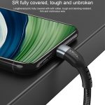 IVON CA88 12W 2,4A USB auf USB-C / Typ-C Nylongeflecht Schnelllade-Datenkabel, Kabellänge: 1 m – Bild 5