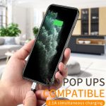 IVON CA89 2.1A USB-auf-USB-C/Typ-C-Geflecht-Schnellladedatenkabel, Kabellänge: 1 m – Bild 7