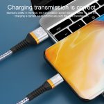 IVON CA79 5A Typ-C / USB-C geflochtenes Schnelllade-Datenkabel aus Aluminiumlegierung für Huawei, Länge: 1 m – Bild 6