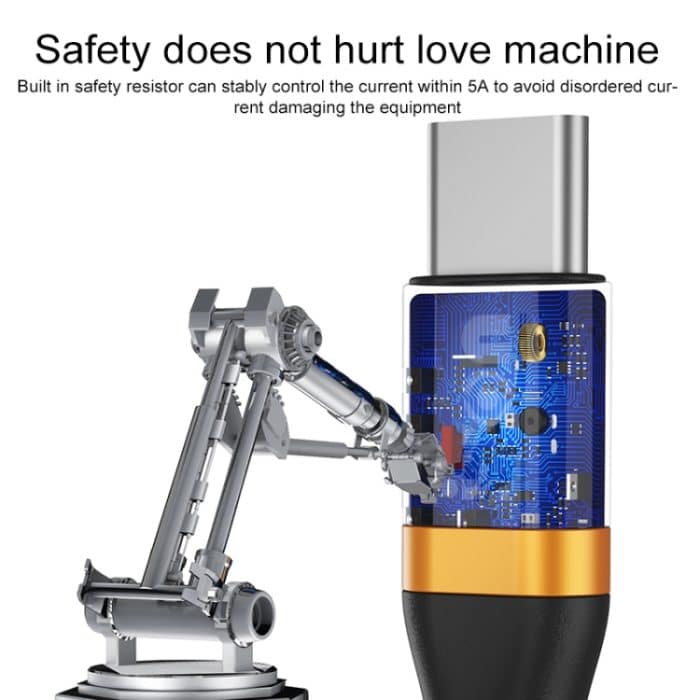 IVON CA79 5A Typ-C / USB-C geflochtenes Schnelllade-Datenkabel aus Aluminiumlegierung für Huawei, Länge: 1 m – Bild 8
