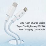ROCK Z20 1m PD27W USB-C / Typ-C auf 8-Pin Schnellladedatenkabel – Bild 2
