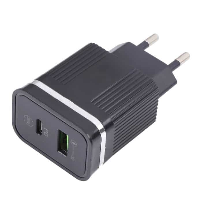 46-A2C2 20W PD + QC3.0 USB-Multifunktions-Schnellladegerät, EU-Stecker – Bild 2