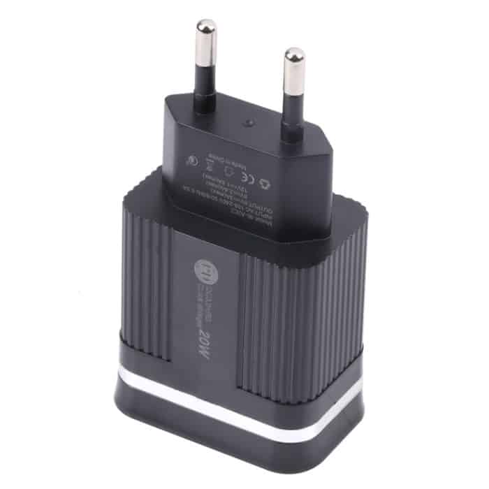 46-A2C2 20W PD + QC3.0 USB-Multifunktions-Schnellladegerät, EU-Stecker – Bild 4