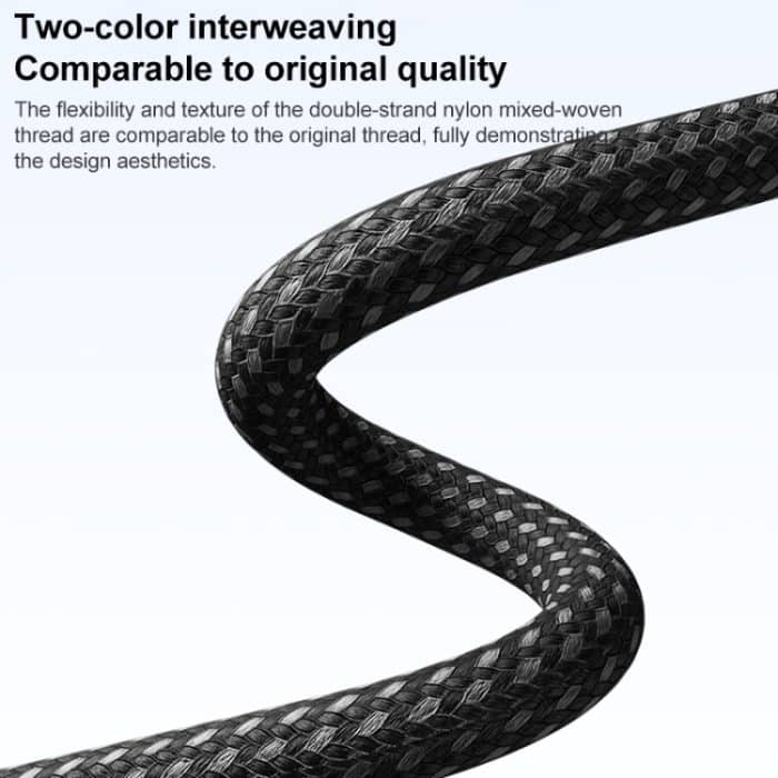 MOMAX DC30 1,5 m USB-C/Typ-C auf USB-C/Typ-C 60 W geflochtenes Datensynchronisierungs-Ladekabel – Bild 4