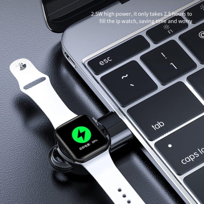 K02 Universelles tragbares magnetisches kabelloses Ladegerät für Apple Watch Series 6 / 5 / SE / 4 / 3 / 2 / 1 – Bild 3